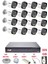 16 Kameralı 4 Warm LED Gece Renkli Görüş-Cepten Izle-Su Geçirmez Güvenlik Kamerası Seti 320GB 2