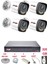 4 Kameralı 4 Warm LED Gece Renkli Görüş-Cepten Izle-Su Geçirmez Güvenlik Kamerası Seti 320GB 2