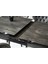 Açılır Yemek Masası Martha (Mdf)Lake Panel - Kapalı 130X80/AÇIK 160X80 Siyah Mermer Desenli Ahşap Ayaklı (SADECE MASA) 4