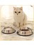 Hayvanlar Için Çelik Kaydırmaz Orta Boy Su Mama Vb. Kabı Kedi Köpek Su Mama Kabı (Alt Taban: 18 Cm) 3