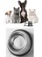 Hayvanlar Için Çelik Kaydırmaz Orta Boy Su Mama Vb. Kabı Kedi Köpek Su Mama Kabı (Alt Taban: 18 Cm) 5