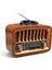 Eskitme Görünüm Nostalji Radyo, Bluetooth Özellikli Nostaljik Radyo 1
