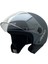 Square S Solid A2 Matt Titanium Yazlık Motosiklet Kaskı 1