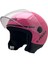 Square S Solid A8 Gloss Pink Yazlık Motosiklet Kaskı 1