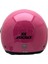 Square S Solid A8 Gloss Pink Yazlık Motosiklet Kaskı 2