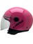 Square S Solid A8 Gloss Pink Yazlık Motosiklet Kaskı 3