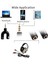 Kulaklık - Mikrofon Ayırıcı Aparat 3.5mm Headphone Mic Audio 1 Erkek Audio Jack Headphones With Mic, 3.5 mm 2 Female 1 Male Jack Splitter 4
