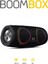 Boombox Bluetooth Hoparlör Hi-Fi Ses Bo.mbası Radyo 30W Çift Bass USB Hafıza Kartı Aux LED Işıklı 333X140X144 mm 1