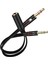 Aux Splitter Y Kablo 1 Dişi 2 Erkek Cabble Adapters For Computer 3.5 mm Headphone 2 Male To 1 Female 3.5mm Çevirici 1