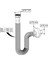 Elixir Pop-Up Lavabo Sifonu – Seramik Başlık (G1-1/4”) 3