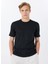 Bisiklet Yaka Siyah Erkek T-Shirt Mr Fıguı 2