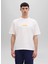 Bisiklet Yaka Ekru Erkek T-Shirt A AY88 L122 2