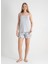 Gri Kadın Pijama Şort 403SIX-1117-046 2