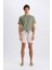 Regular Fit Kısa Boy Yumuşak Tuşeli Deniz Şortu E0993AX25HS 2