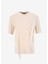 Bisiklet Yaka Şampanya Kadın T-Shirt 3F8NL107B 6