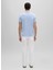 Açık Mavi Erkek Polo T-Shirt Q M040 3371 3