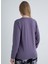 Yuvarlak Yaka Mor Pijama Üst 403SIX-1110-067 4