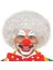 Kampanya Estevia Beyaz Renk Kıvırcık Afro Bonus Peruk Saç ve Kırmızı Sünger B Seti Yeni!!! 1