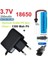 Oyuncak Araba Pili Şarj Cihazı + 2 Adet 1300 Mah 3.7V 18650 Li-Ion Pil 1