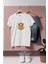 Oversize Aslan Vektörel Tasarımlı Unisex T-Shirt 1