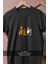 Oversize Scooby Doo Tam Takım Görsel Tasarımlı Unisex T-Shirt 2