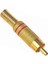 Tos Fiş Metal Altın Gold Erkek Konnektör (Siyah-Kırmızı Kodlu) Rca (4767) - AGT9788-9976 1