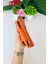Bozuk Para Bölmeli Şık Dokulu Kullanışlı Model Turuncu Kadın Cüzdanı(Vegan Deri) 3