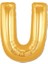 U Harf Folyo Balon Altın Renk 40 Inç (4767) - MBN3641-5897 1