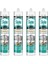 Üniversal Silikon Beyaz 280ML 4 Adet 1