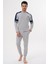 Mecit 2990 Gri Erkek Pijama Takımı 1