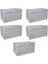 Çok Amaçlı Düzenleyici Kutu Organizer Cırt Cırtlı Hurç Mega Plus Boy 40CM x 30CM x 70CM (5 Adet) 1