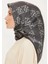 Armine Ipek Eşarp 2025 Kış - 9228-54 Siyah Füme Twill 3