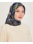 Armine Ipek Eşarp 2025 Kış - 9223-33 Lacivert Mavi Sura 1