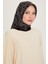 Armine Ipek Eşarp 2025 Kış - 9213-03 Siyah Gri Twill 1