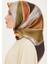 Armine Ipek Eşarp 2025 Kış - 9232-35 Füme Kahve Twill 3