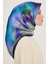Armine Ipek Eşarp 2025 Kış - 9233-37 Lacivert Yeşil Twill 4