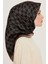 Armine Ipek Eşarp 2025 Kış - 9239-81 Siyah Vizon Twill 2