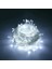 100 Ledli 8 Fonksiyonlu 10 Metre LED Aydınlatma Dekor Lambası (Beyaz) 4