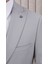 Erkek Slim Fit Sivri Yaka Yelekli Takım Elbise 4