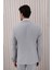Erkek Slim Fit Sivri Yaka Yelekli Takım Elbise 5