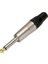 Gitar Jack Fiş 6.3 mm Mono Metal Siyah*kırmızı (4767) - TGZ3727-8729 1