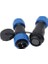 SD16 Su Geçirmez 2 Pin Erkek-Dişi 16 mm Konnektör Takımı (4767) - TGZ6389-4976 1