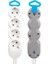 4lü 1.5 Metre Kablolu Grup Priz (4767) - TGZ4285-2459 1