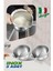 Turk Inox Süzgeç Pirinç Makarna Salata Süzgeci 304 Paslanmaz Çelik 2 Adet - TGZ9310-7662 1