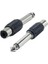 6.3 mm Mono Erkek / 1 Tos Dişi Çevirici Jack (4767) - TGZ1080-4553 1