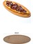 Turk Ahşap Pide Sunum ve Kesim Tahtası 2 Adet 40 cm - TGZ6375-4036 2