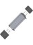 Ally ADS-307 3 In 1 USB + Micro USB + Type-C Otg Kart OKUYUCU-(5775) - TGZ9739-7047 5