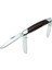 K-15 Falkon Üç Ağızlı / Üçlü Çakı 18 cm - Ahşap Saplı Manuel - TGZ7239-5484 1