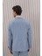 Erkek Slim Fit Sivri Yaka Yelekli Takım Elbise 6