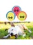 3&amp;apos;lü Renkli Desenli Tenis Topu Kedi Köpek Oyuncağı (4767) - TGZ9423-4441 2